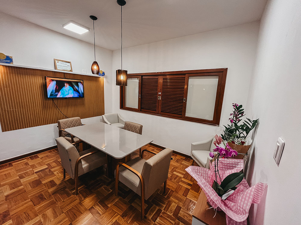Sala de reuniões da Patrimonial em Teresópolis